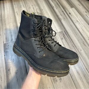 Dr. Martens Comb Combat Black Boots Size 11 Men’s USED